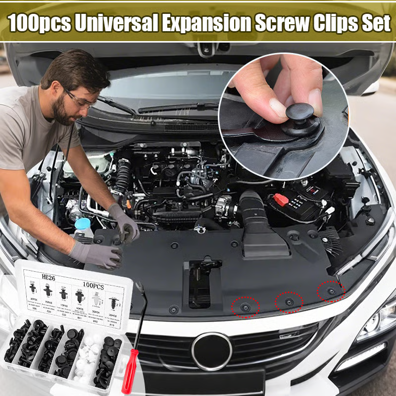 🔥 LAST DAY 49% OFF-Universal Expansion Screw Clips Set