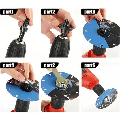 Turn Your Drill Into a Power Cutting & Polishing Tool 🔧⚡