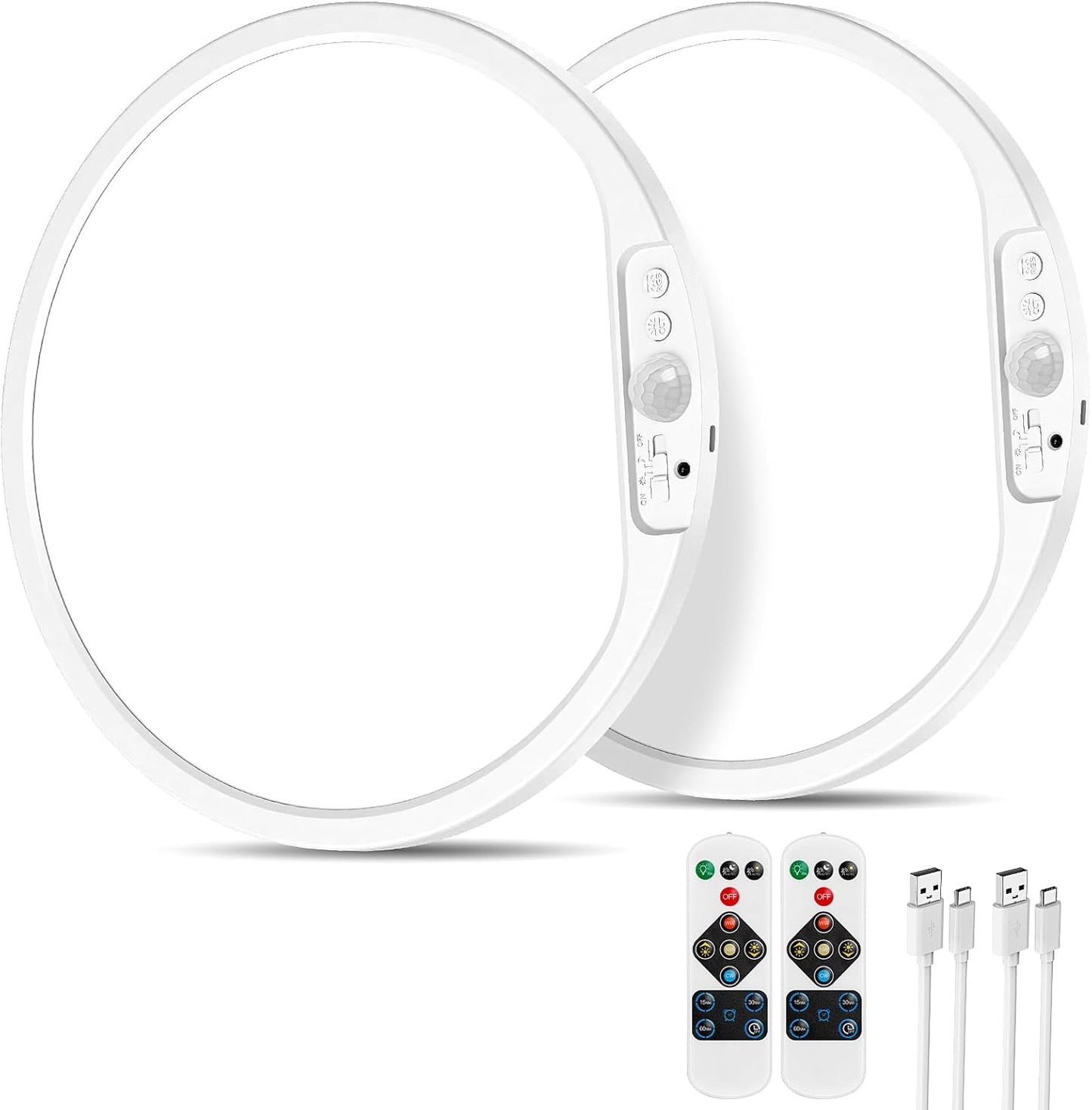 💡 Limited-Time Sale - Rechargeable Magnetic Wireless Motion Sensor Ceiling Light with Remote