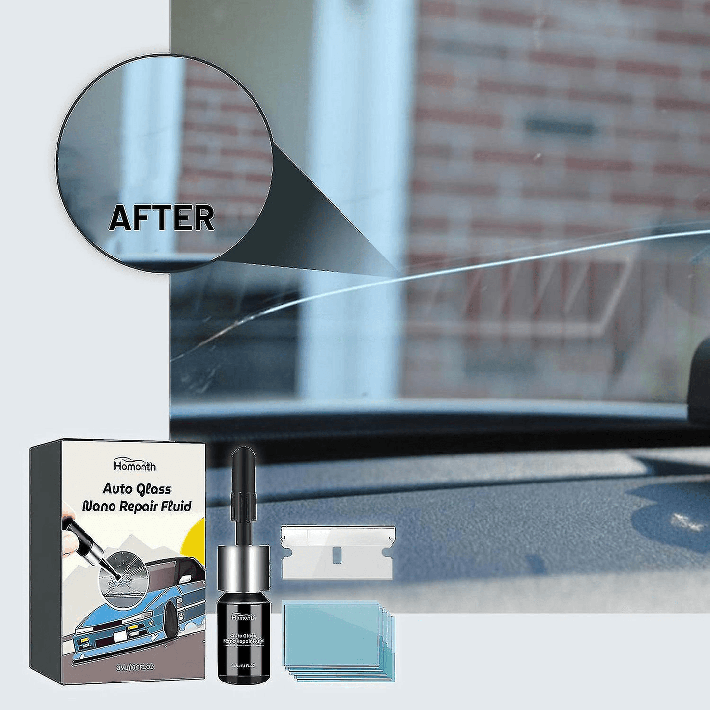 Glass Crack Repair Tool