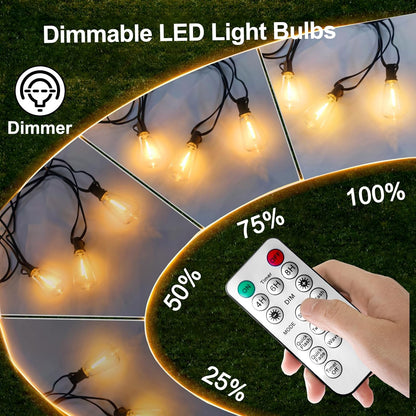 49% OFF Outdoor String Lights Waterproof