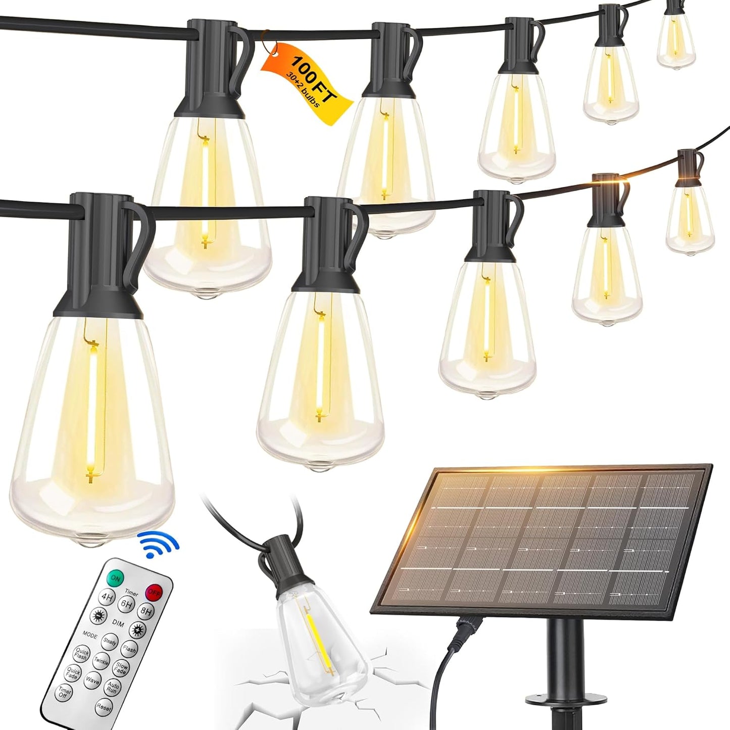 49% OFF Outdoor String Lights Waterproof