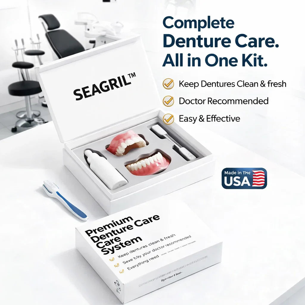 SEAGRIL™ Custom-Fit Full Functional DenturesMake you more confident-Made in the USA & FDA-Certified