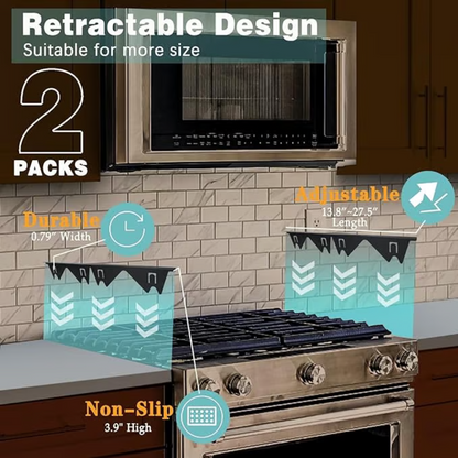Adjustable Stove Gap Covers