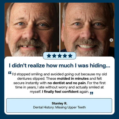 SEAGRIL™ Custom-Fit Full Functional DenturesMake you more confident-Made in the USA & FDA-Certified