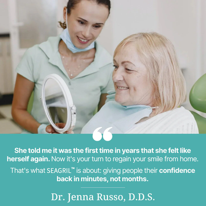 SEAGRIL™ Custom-Fit Full Functional DenturesMake you more confident-Made in the USA & FDA-Certified
